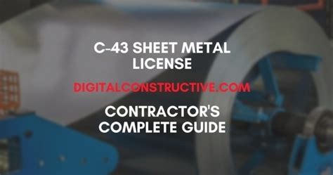 sheet metal contractor license|ma sheet metal license lookup.